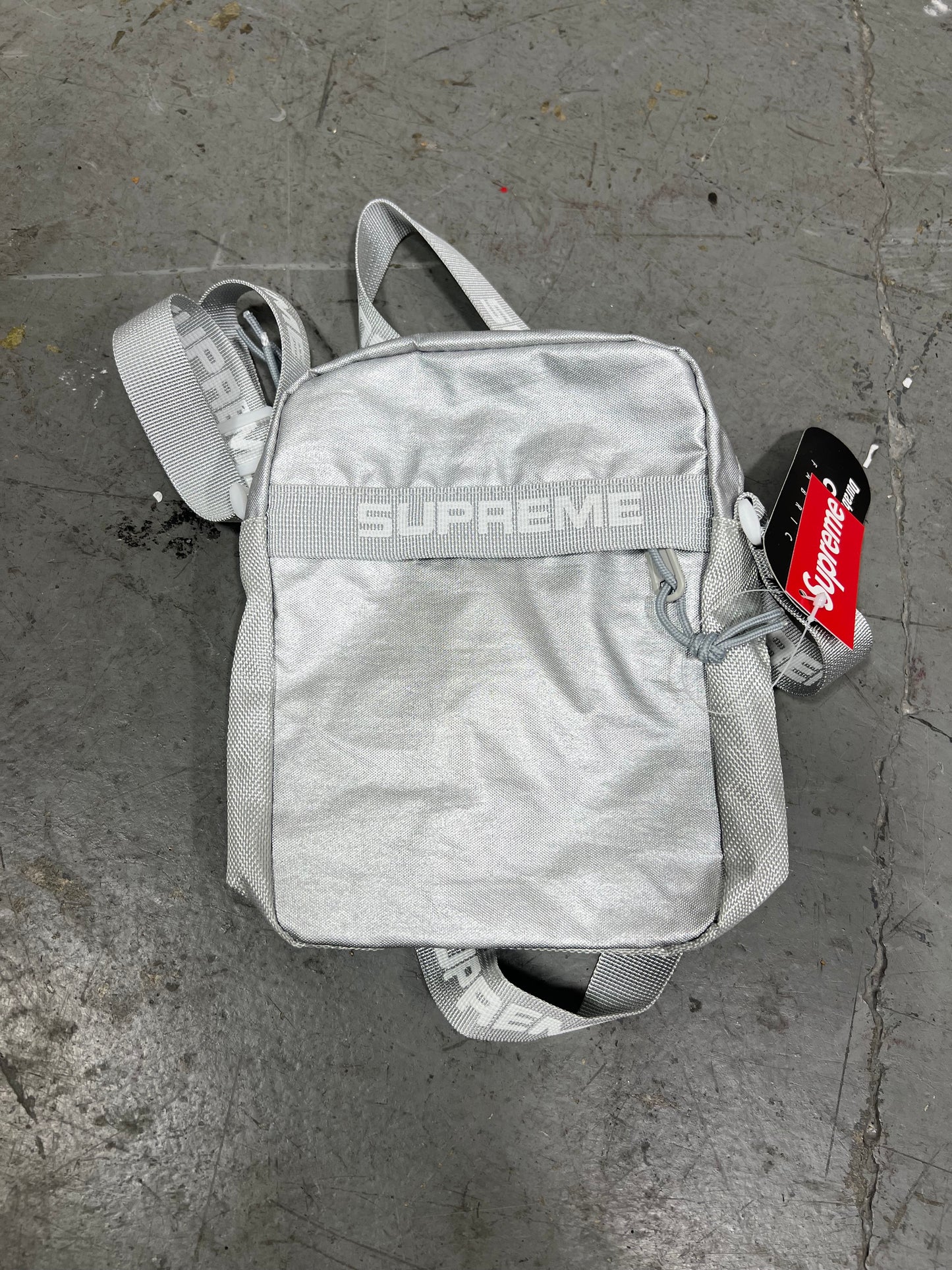 Supreme Grey Side bag