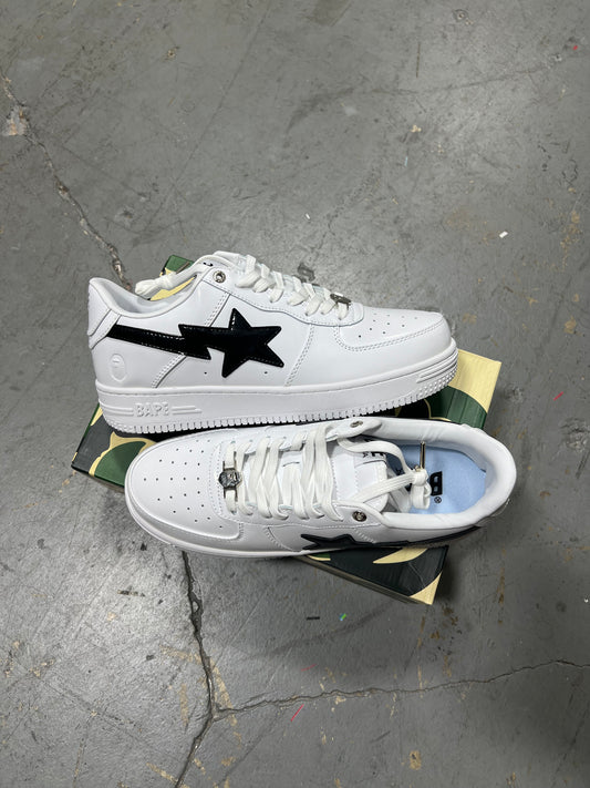 BapeSta White and Black Star