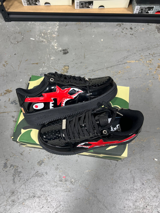 BapeSta Black and Red Star